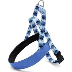 MORSO NORWEGIAN HONDENTUIG GERECYCLED SPLASH BLAUW 80-110X66 CM