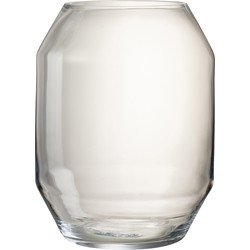 J-line - Vaas Lilou Glas Transparant Large - 29.5x29.5x40cm