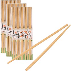 Sushi eetstokjes - 40x setjes - bamboe hout - 24 cm - Eetstokjes
