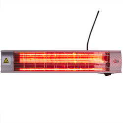 Beliani BROMO - terrasverwarmer-Zilver-Aluminium