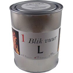 Tuinfakkel in blik - 5 tot 8 branduren - 11 x 13 cm - Fakkels