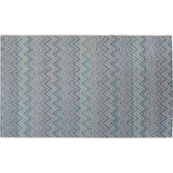 Outdoor Vloerkleed Zigzag Blue 160x230cm