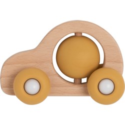 Baby's Only Houten speelgoed auto - Baby speelgoed - Oker