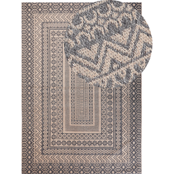 Beliani BAGLAR - Laagpolig-Beige-Jute