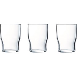 Arcoroc Drinkglazen - 6 stuks - glas - transparant - 180 ml - Drinkglazen