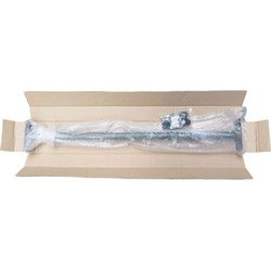 Duikelstangen 1250 mm groen gepoedercoat plus bevestigingsset