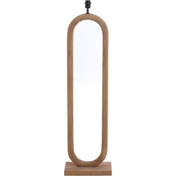 Light & Living - vloerlamp - Paceco - naturel - hout - losse armatuur - E27 - 8216482