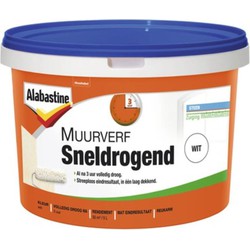 Alabastine muurverf sneldrogend wit 5l