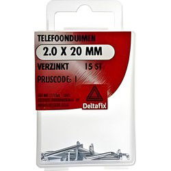 Telefoonduim 2,0x20mm verz 15st