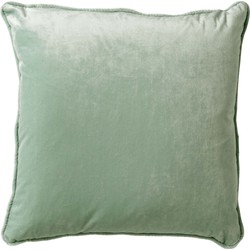 Dutch Decor FINN - Sierkussen 60x60 cm - velvet - effen kleur - Jadeite - lichtgroen - Dutch Decor