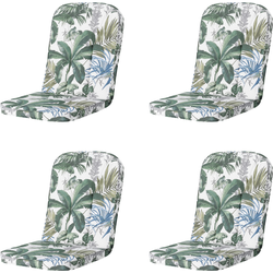 Madison -  Tuinkussen Carlo / Calvia Bliss blue - Ca. 100x48 cm - Set van 4