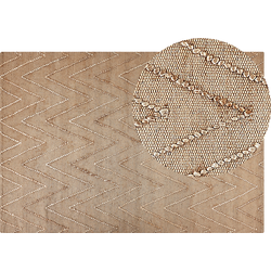 Beliani DADAY - Gevlochten-Beige-Jute