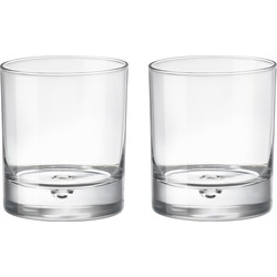 Whisky glazen - 6x - Barglass serie - transparant - 280 ml - Whiskeyglazen