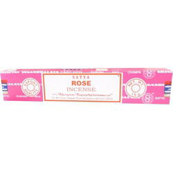 Satya Nag Champa wierook stokjes - Rose - 20x - 15 gram - Wierookstokjes