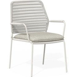 David Dining Tuinstoel Creme White