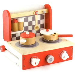 Viga Toys Viga Toys Keukenblok tafelmodel inklapbaar 6-delig