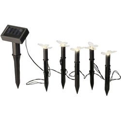 Solar stekers 5 stuks bloem/vlinder/bij 3ass