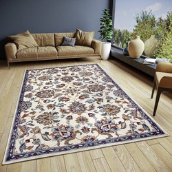 Klassiek vloerkleed - Caracci Crème / Multi - 80 X 120 CM