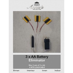 3xaa trafo 4.5v voor 3x 3xaa 1.5m