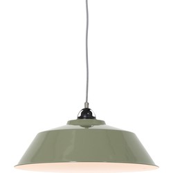 Mexlite hanglamp Nové - groen - metaal - 42 cm - E27 fitting - 1318G