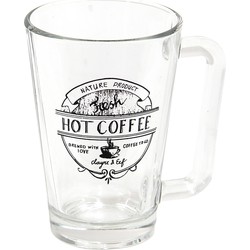 Clayre & Eef Mok  250 ml Glas Hot Coffee Koffiemok