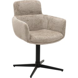 Kick draaistoel Noud - Beige