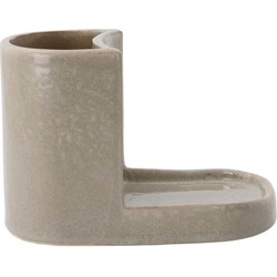 Meraki Borstel en zeephouder Datura shellish grey