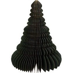 Papieren Kerstboom Glitter 30 cm - Donkergroen