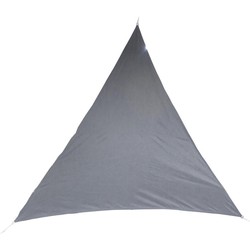 Premium kwaliteit schaduwdoek/zonnescherm Shae driehoek grijs 4 x 4 x 4 meter - Schaduwdoeken