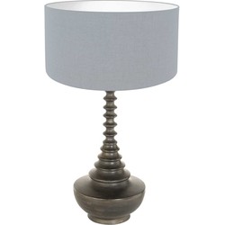 Anne Light and home tafellamp Bois - zwart - metaal - 40 cm - E27 fitting - 3936ZW