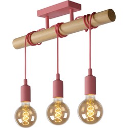 Stoere, speels roze moderne plafondlamp E27