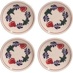 Boerenbont Petit Four Bordjes 11 cm set van 4 stuks