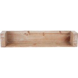 Cosmo Casa Wandplank - Hangende boekenplank - Rustiek massief grenenhout - Gecertificeerd - 60cm