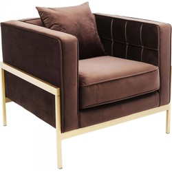 Kare Fauteuil Loft Brown