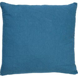 Dutch Decor LINN - Sierkussen 45x45 cm - 100% linnen - effen kleur - Provincial Blue - lichtblauw - Dutch Decor