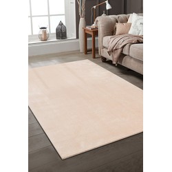 Tapijtenloods Samba Soft Fluffy Vloerkleed Laagpolig Beige- 120x170 CM