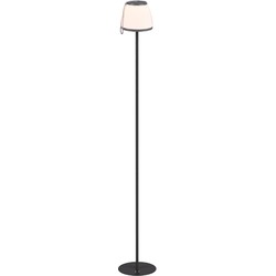 Moderne Vloerlamp  Domingo - Metaal - Grijs