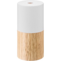 home sweet home combi fitting rond E27 - wit / hout