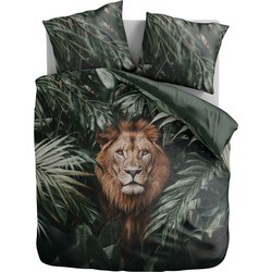100% Microvezel dekbedovertrekset Jungle Majesty Lion - 200x200/220 + 2*60x70 cm