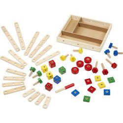 Melissa & Doug Houten Constructie Set 48-delig