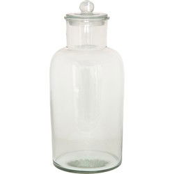 Clayre & Eef Voorraadpot  Ø 15x35 cm Glas Voorraadbus