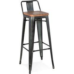 MECANO barkruk 43x43x94 cm Bruin
