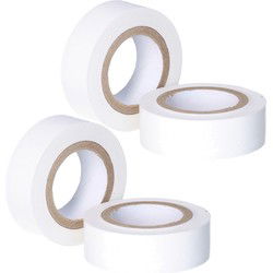 4x Kerst raamtape wit op rol 1,8 x 1000 cm - Kerst raamsjablonen