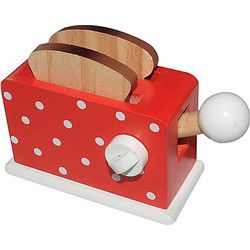 Simply for Kids Houten Broodrooster + Brood Rood