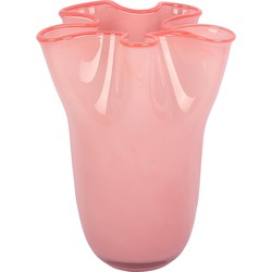 Vaas Ruffles - Roze - Ø23cm