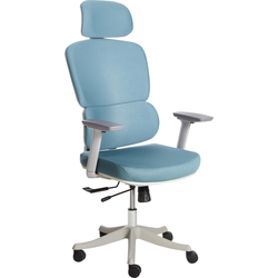 Beliani VISCOUNT - Bureaustoel-Blauw-Polyester