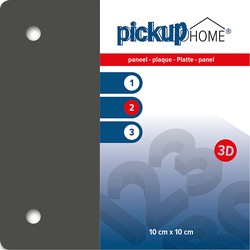 Deco 3d home plaat acryl 3 mm grijs II - Pickup