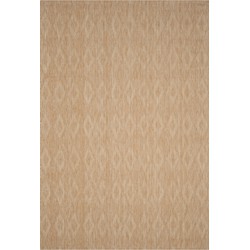 Safavieh Contemporary Indoor/Outdoor Woven Area Rug, Courtyard Collection, CY8522, in Natural & Natural, 201 X 290 cm
