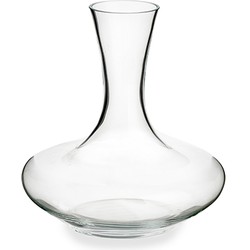 Arte Regal wijn karaf / decanteer schenkkan - glas - 1,5 liter - 21 x 24 cm - wijn laten luchten - Decanteerkaraf