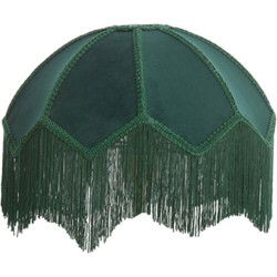 Light & Living - kap - Malacia - groen - raffia velours stof - Ø 35cm - E27 - 3906876